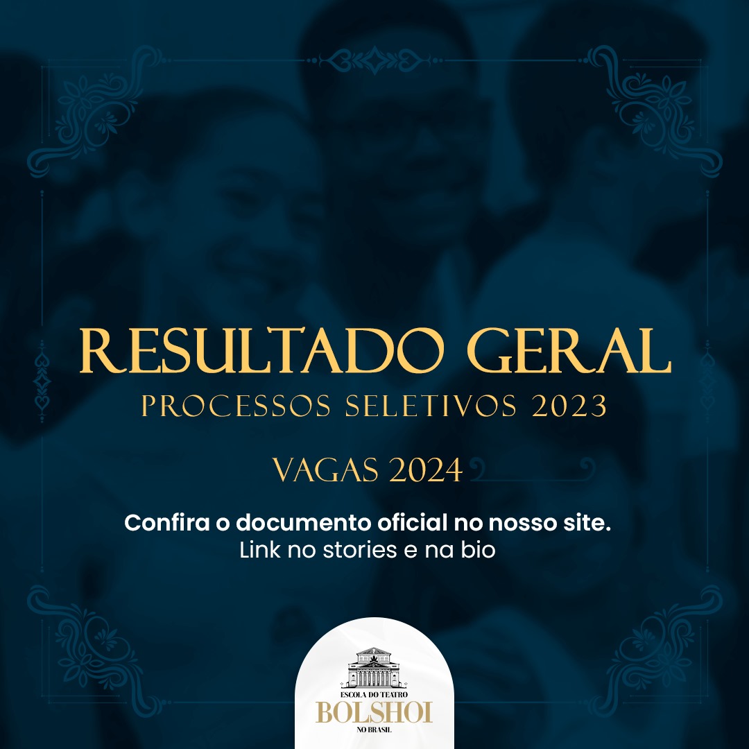 Resultado Geral Processo Seletivo 2023 – Vagas 2024