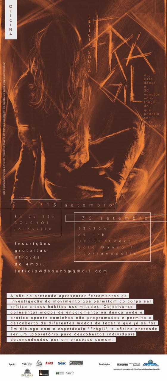 Oficina “Sobre Anseios e Vontades” na Escola Bolshoi